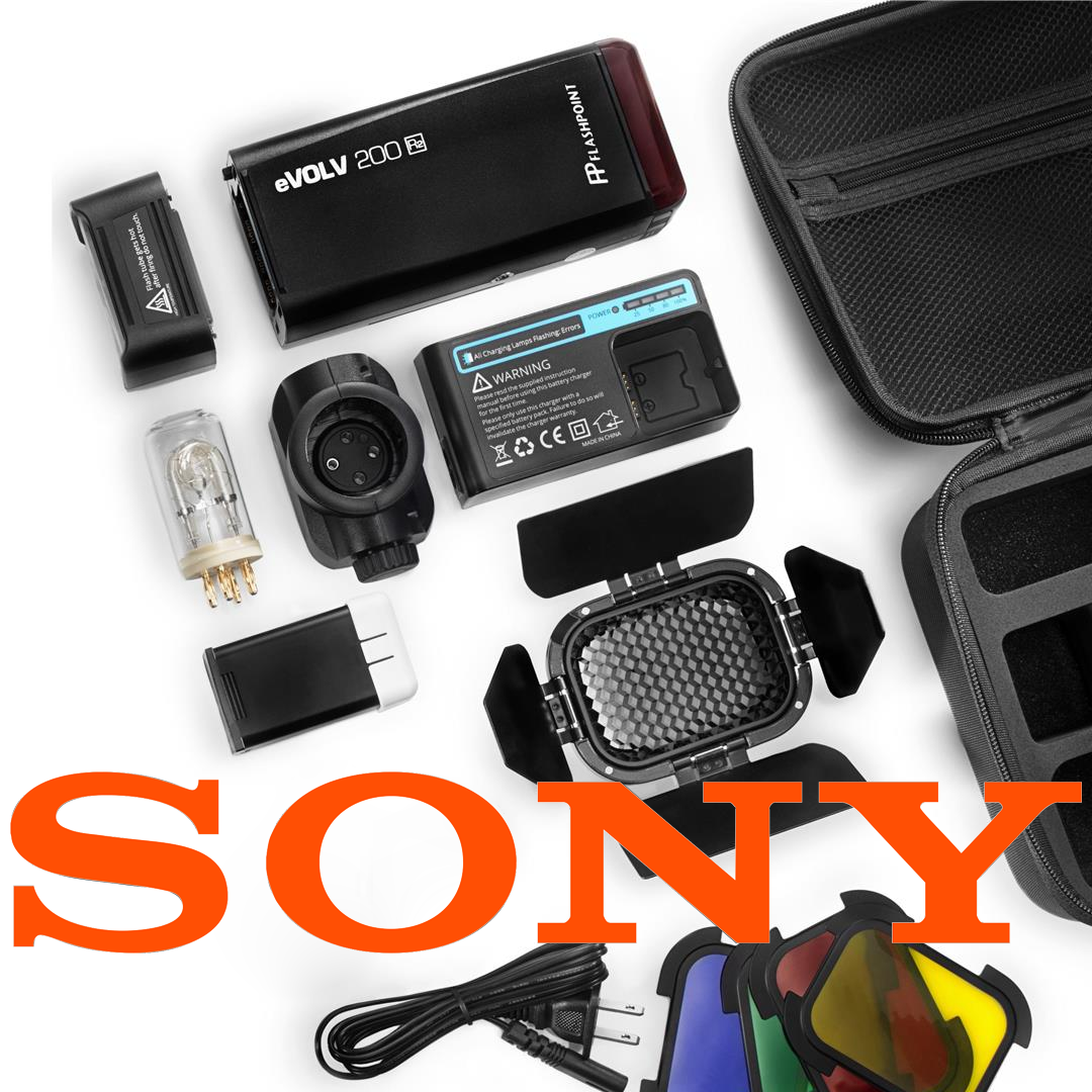 Flashpoint EVOLV Pro TTL Pocket Flash Kit (Sony)